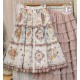 Miss Point Cat Rose Tea Open Front Deluxe Skirt(Reservation/Full Payment Without Shipping)
